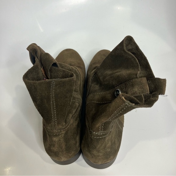 Frye & co brown suede ankle boots women’s size 9 boho casual minimalist - Picture 6 of 9